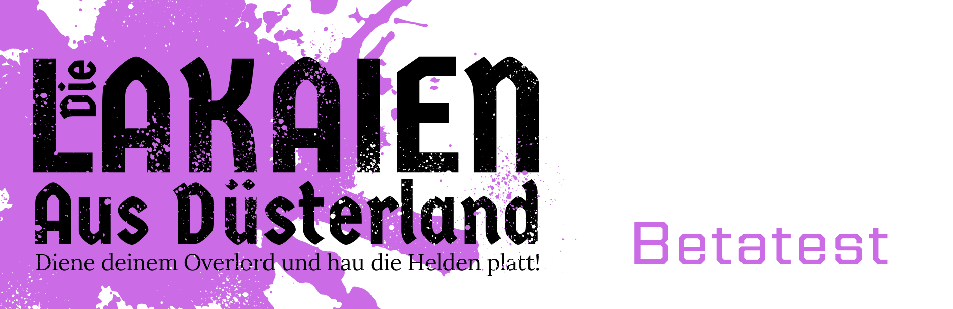 Die Lakaien aus Düsterland Gruppe finden und Die Lakaien aus Düsterland System Regeln